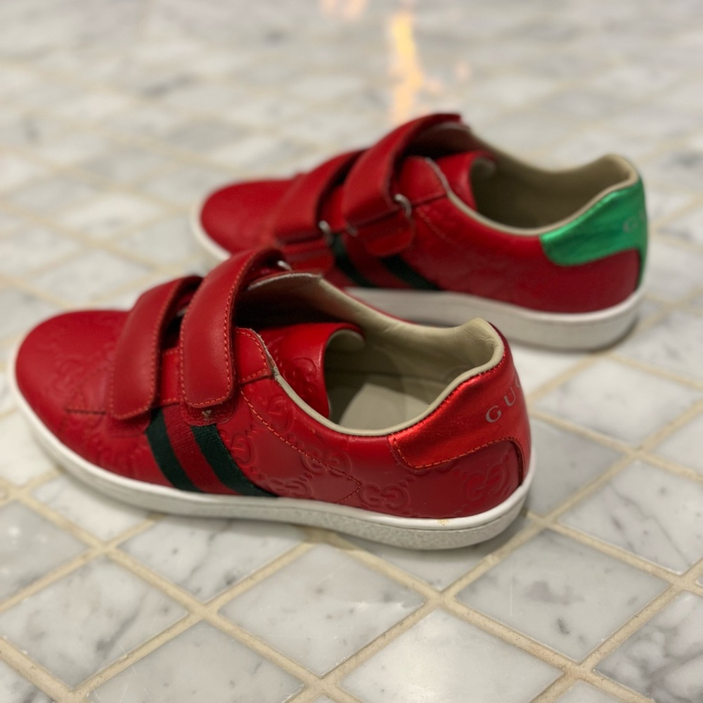 Gucci kids GG logo sneakers